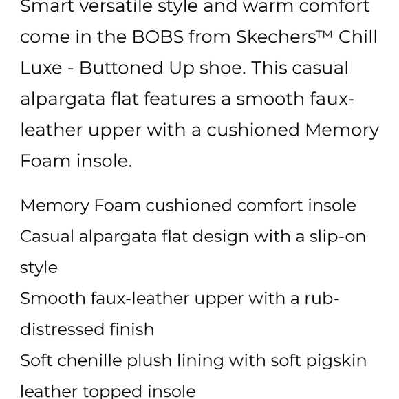 Sketchers Bobs Women's Chill Luxe Buttoned Up Slip On Brown EUC, 9, Memory Foam - Picture 11 of 11